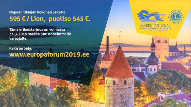 Ilmoittaudu nyt Europa Forumiin Tallinnaan